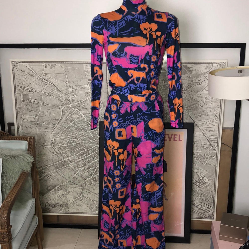 DE LORETA SET Pants and Top Size S